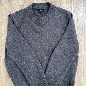 Chocolate brown cashmere sweater